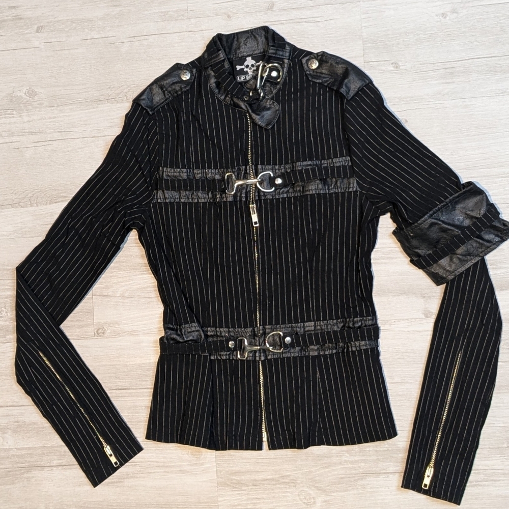 Lip Service Gangsta Pranksta Light "Bondage" Jacket SIZE M